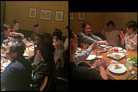 みんなで会食