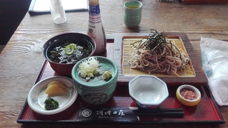 河津の庄 蕎麦とじゃこの小丼ぶり膳