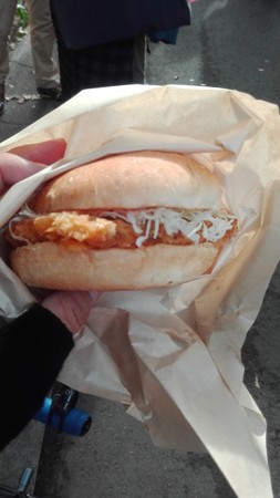 深海魚バーガー