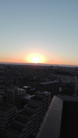 日の出の始まり