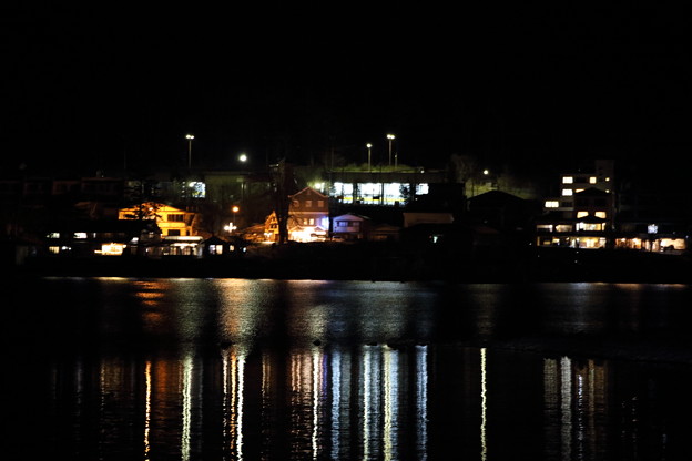 夜の中禅寺湖