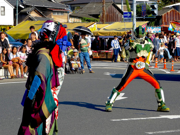 せともの祭 16 No 53 瀬戸市のローカル ヒーロー 陶神オリバー ショー 写真共有サイト フォト蔵