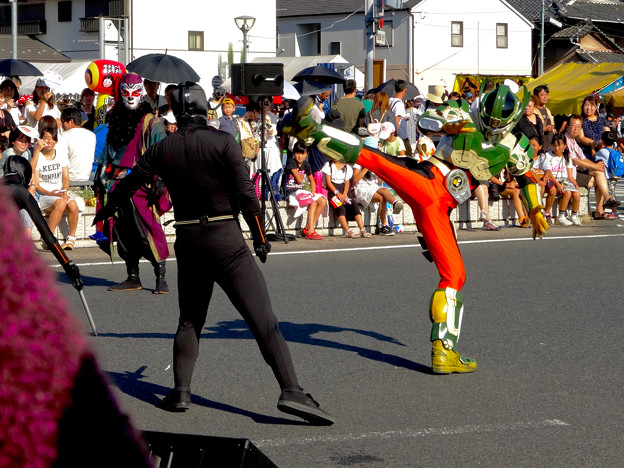 せともの祭 16 No 56 瀬戸市のローカル ヒーロー 陶神オリバー ショー 写真共有サイト フォト蔵