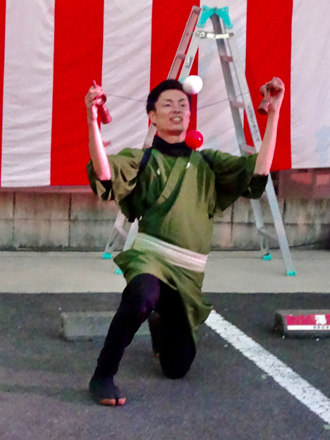 大須大道町人祭 2016 No - 52：けん玉師「伊藤佑介」さんのパフォーマンス