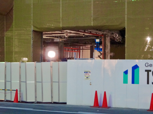 新しい建物の建設が始まってた、ヤマダ電機テックランド春日井店(2017年2月27日)- 5