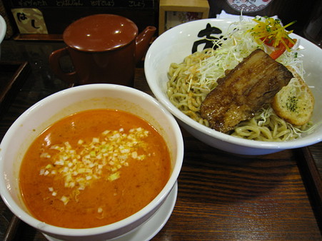 05麺屋あごすけ 夏 千食限定 蝦醤つけ麺（997円）