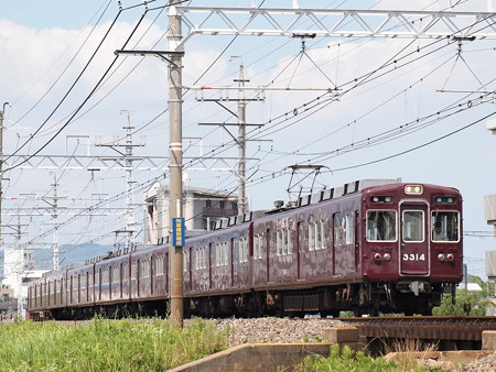 阪急3300系準急 阪急京都線総持寺~茨木市