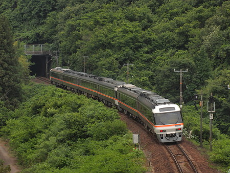 キハ85系特急ワイドビューひだ 高山本線坂祝~鵜沼04