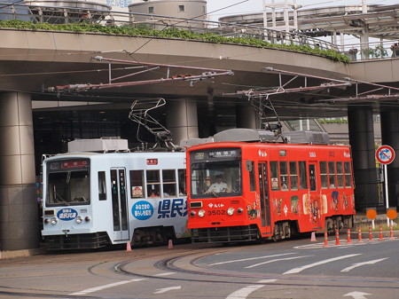 豊橋鉄道モ3500形 駅前~駅前大通04