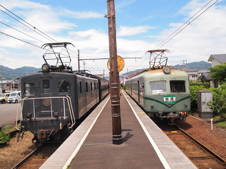 ED500 SLかわね路と南海21000系普通 大井川本線五和駅