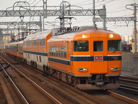 近鉄30000系名伊乙特急 近鉄名古屋線八田駅