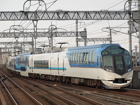 近鉄50000系しまかぜ回送 近鉄名古屋線八田駅