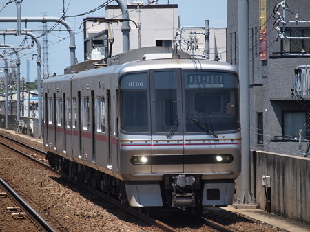 名鉄3000系普通 名鉄常滑線柴田駅