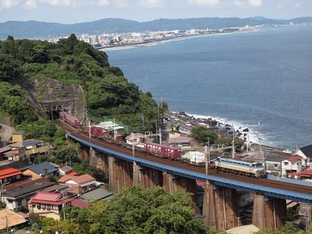 EF66貨物 東海道本線早川~根府川01