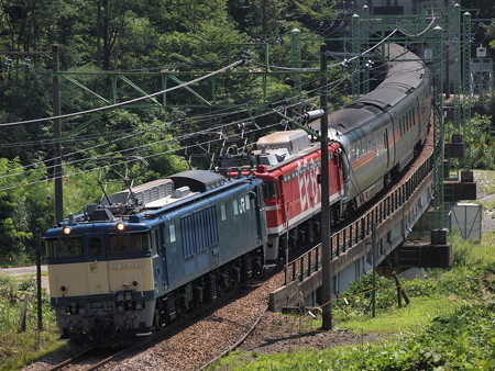 EF64+EF81カシオペアクルーズ 上越線土合~土樽02