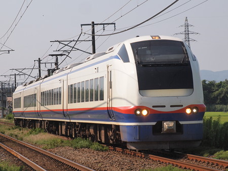E653系快速おはよう信越 信越本線荻川~さつき野01