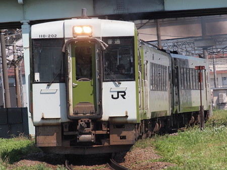 キハ110普通 磐越西線新津~東新津