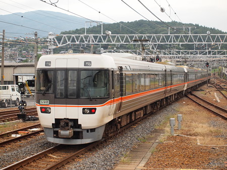 383系ワイドビューしなの 中央本線中津川駅02