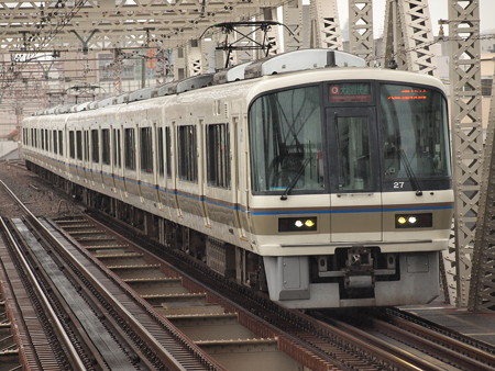 221系大和路快速 大阪環状線大正駅03