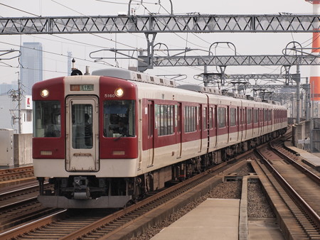 近鉄5200系急行 近鉄名古屋線八田駅