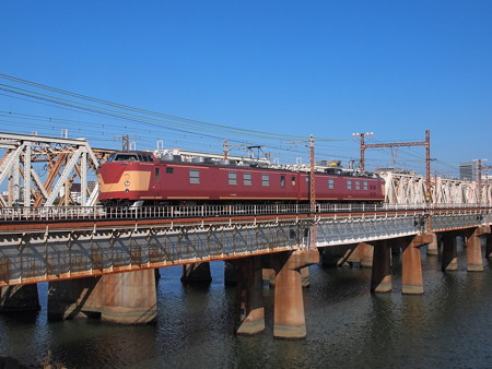 クモヤ443 東海道本線新大阪~大阪02