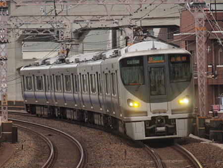 225系区間快速 阪和線美章園駅01