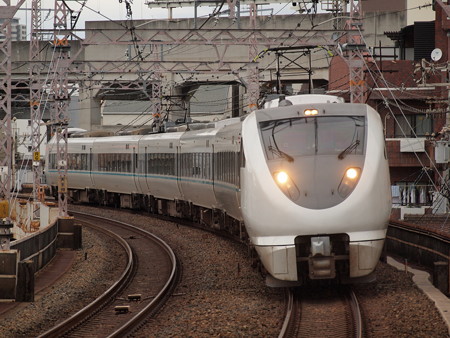 289系特急くろしお 阪和線美章園駅02