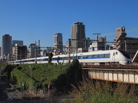 683系特急サンダーバード 東海道本線新大阪~大阪02