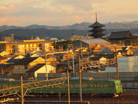 117系回送 東海道本線京都~西大路