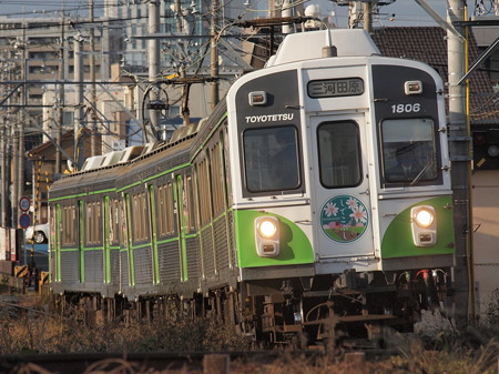 豊橋鉄道1800系 渥美線柳生橋~小池01