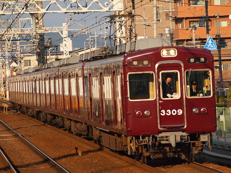 阪急3300系普通 阪急京都線南茨木駅