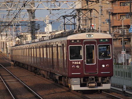 阪急7300系準急 阪急京都線南茨木駅02