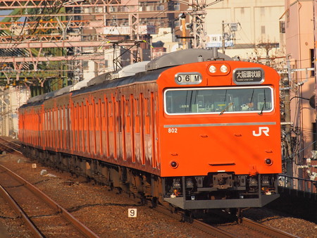 103系普通 大阪環状線大正駅01