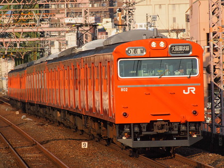 103系普通 大阪環状線大正駅02