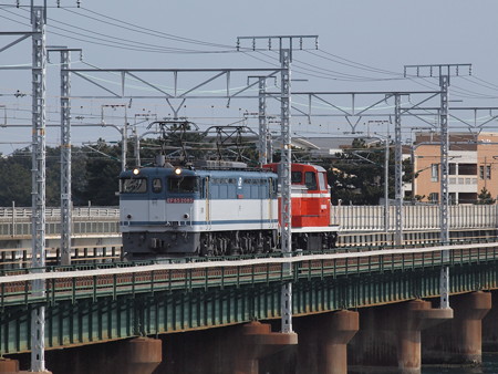 EF65 KE65甲種 東海道本線弁天島~新居町01