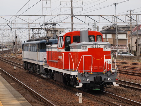 EF65 KE65甲種 東海道本線清洲駅02