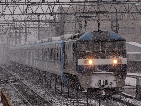 EF210 メトロ15000系甲種 東海道本線尾張一宮駅01