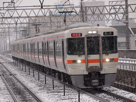 313系新快速 東海道本線尾張一宮駅