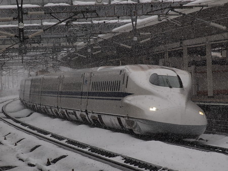 N700系のぞみ 東海道新幹線米原駅03