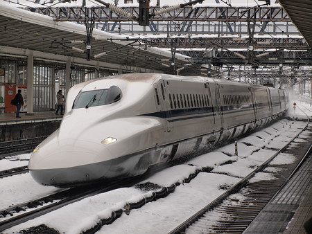 N700系のぞみ 東海道新幹線米原駅06