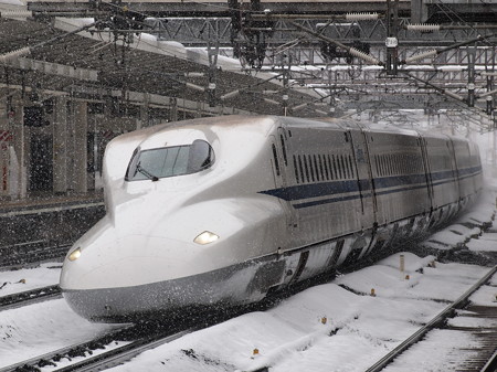 N700系のぞみ 東海道新幹線米原駅08