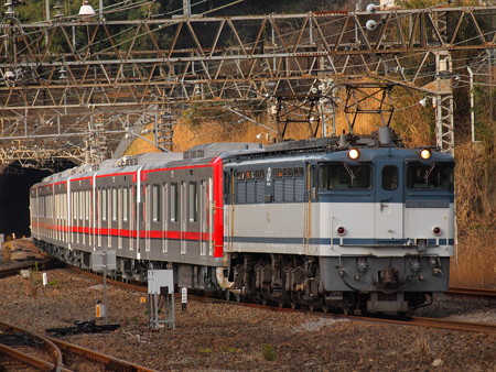 EF65 東武70000系甲種 東海道本線熱海駅02