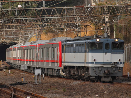EF65 東武70000系甲種 東海道本線熱海駅03