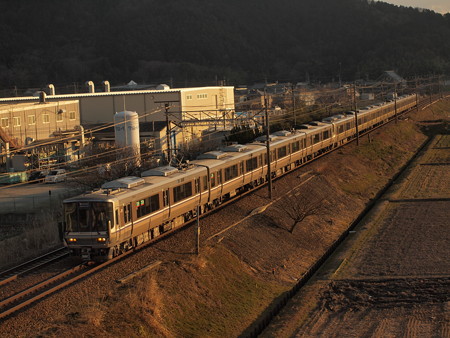 223系新快速 東海道本線安土~能登川01