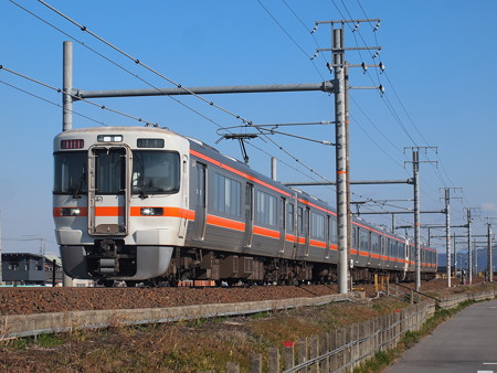313系新快速 東海道本線岐阜~木曽川