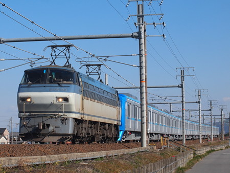 EF66 メトロ15000系甲種 東海道本線岐阜~木曽川01