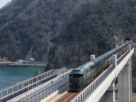 トワイライトエクスプレス瑞風 山陰本線鎧~餘部02