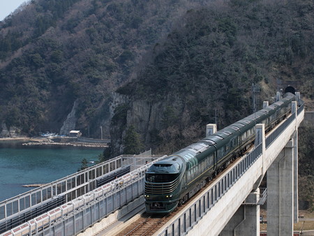 トワイライトエクスプレス瑞風 山陰本線鎧~餘部04