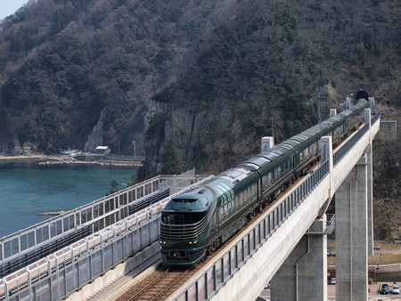 トワイライトエクスプレス瑞風 山陰本線鎧~餘部07