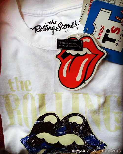 Photos: The Rolling Stones Official T-shirt ～梅雨の晴れ間にゲッツ